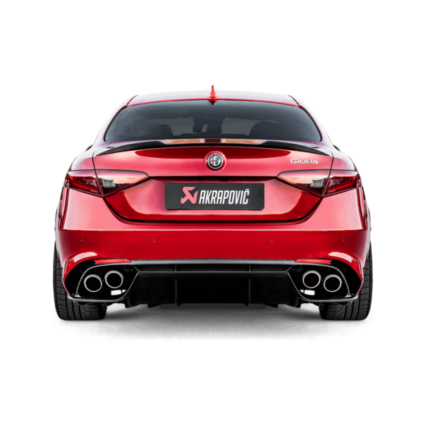 Alfa Romeo Giulia Quadrifoglio Akrapovic Evolution Line Udstødning i Titanium