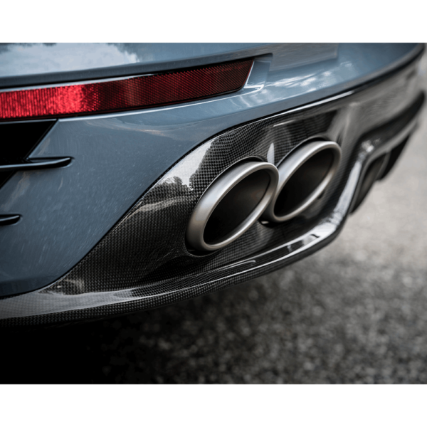 PORSCHE 911 TURBO / TURBO S (991.2) 2019 Rear Carbon Fiber Diffuser - High Gloss